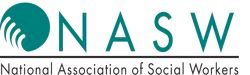 NASW logo with teal design