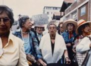Group of women in protest march