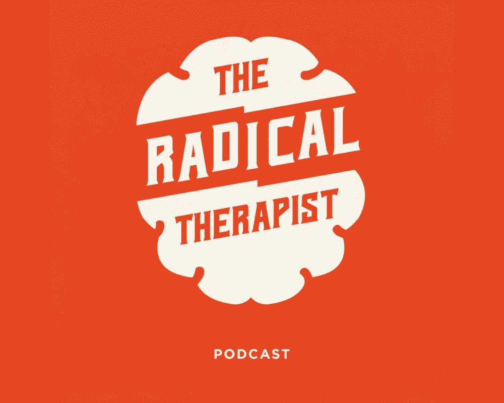Bold text reads The Radical Therapist